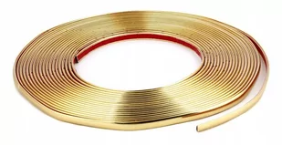 Listwa Ozdobna Taśma Złota Gold Chrom 17 Mm 5M - Akcesoria motoryzacyjne - miniaturka - grafika 1
