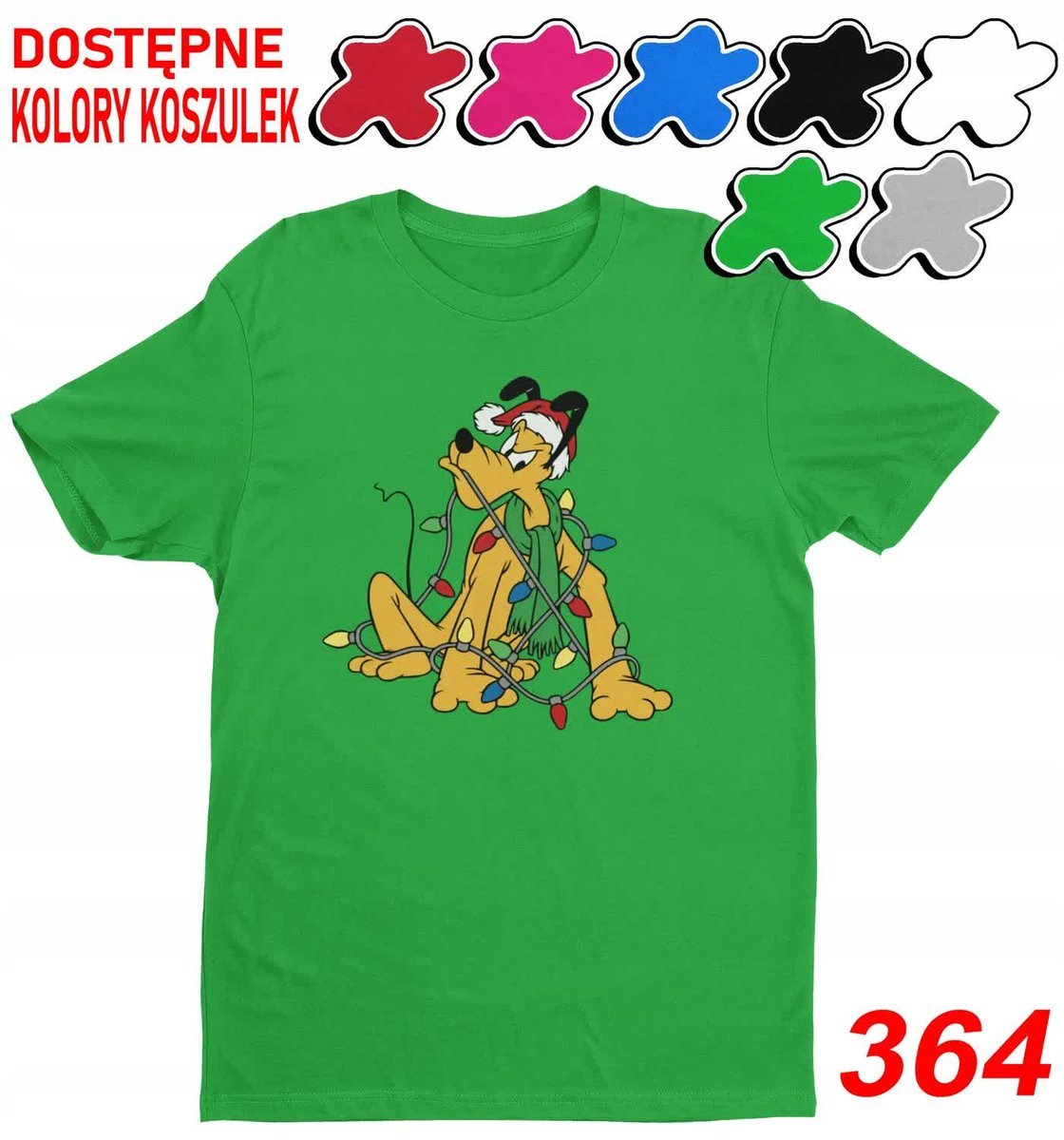 Dziecięca Koszulka Z Nadru.Święta Prezent Minnie Miki Pluto Kaczor-L146-152