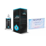 Soczewki kontaktowe - Acuvue Oasys + EyeLove Comfort 500 ml + 100 ml - miniaturka - grafika 1