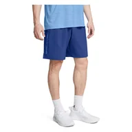 Spodenki męskie - Męskie Spodenki UNDER ARMOUR UA WOVEN WDMK SHORTS 1383356-432 – Niebieski - miniaturka - grafika 1