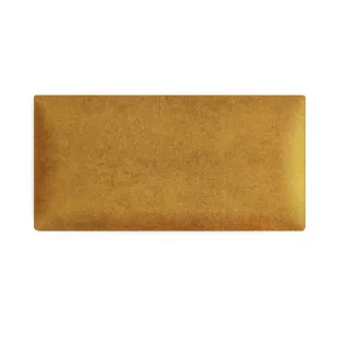 Panel ścienny 30 x 15 cm tapicerowany 3D Wezgłowie w kolorze musztardowym - Meble modułowe i akcesoria - miniaturka - grafika 1