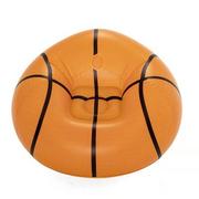 Fotele i pufy dla dzieci - Dmuchana pufa BESTWAY Basketball 114 x 112 x 66 cm - miniaturka - grafika 1
