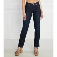 Spodnie damskie - GUESS Jeansy SEXY | Straight fit | z dodatkiem kaszmiru - miniaturka - grafika 1