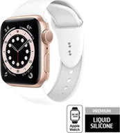 Akcesoria do smartwatchy - Crong Pasek Apple Watch 38/40mm biały - miniaturka - grafika 1
