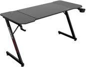Biurka gamingowe - Biurko czarne gamingowe 140 cm H7-M70 - miniaturka - grafika 1