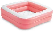 Materace dmuchane i koła do pływania - Dmuchany basenik dla dzieci 86x86x25 cm INTEX 57100 pastelowo różowy - miniaturka - grafika 1