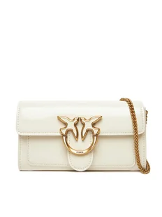 PINKO Torebka Love One Wallet C PE25 PLTT 100062 A1UV Biały - Torebki damskie - miniaturka - grafika 1