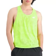 Koszulki sportowe męskie - Koszulka New Balance MT33280THW - zielona - miniaturka - grafika 1