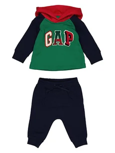 GAP 2-częściowy zestaw w kolorze zielono-granatowym - Bluzy i sweterki niemowlęce - miniaturka - grafika 1