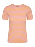 Koszulki i topy damskie - PCRUKA SS TOP NOOS BC, Begonia Pink, L - miniaturka - grafika 1