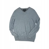 Swetry męskie - Elegancki niebieski sweter męski NORDSTROM L - miniaturka - grafika 1