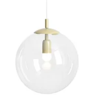 Lampy sufitowe - Lampa kulista wisząca Globe 562G12 szklana kula beżowa - miniaturka - grafika 1