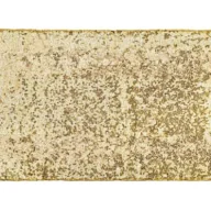 Dekoracje i nakrycia stołu na imprezę - Bieżnik cekinowy złoty 0,3x5m - miniaturka - grafika 1