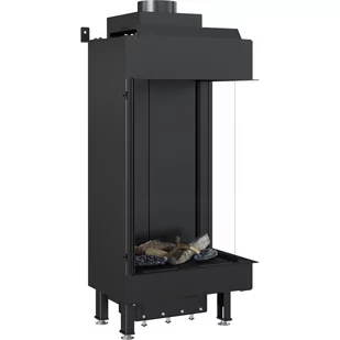 Kominek gazowy LEO 45 / 68 prawy propan ∅ 100/150 3,8 kW - Wkłady kominkowe - miniaturka - grafika 1