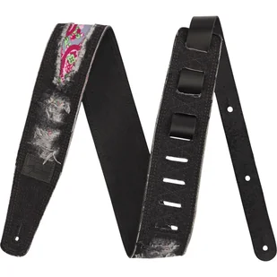 Fender x Wrangler Ripped Denim Strap Black - Inne akcesoria gitarowe - miniaturka - grafika 1