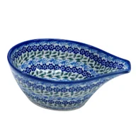 Świeczniki - Ceramiczna podstawka na łyżkę Ceramika Bolesławiec - miniaturka - grafika 1