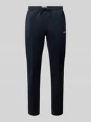 Spodnie sportowe męskie - Spodnie dresowe z nadrukiem z logo model ‘Ballier’ - miniaturka - grafika 1