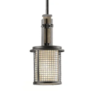 Industrialna lampa wisząca CGIRWOODWIS brązowa do kuchni - Lampy sufitowe - miniaturka - grafika 1