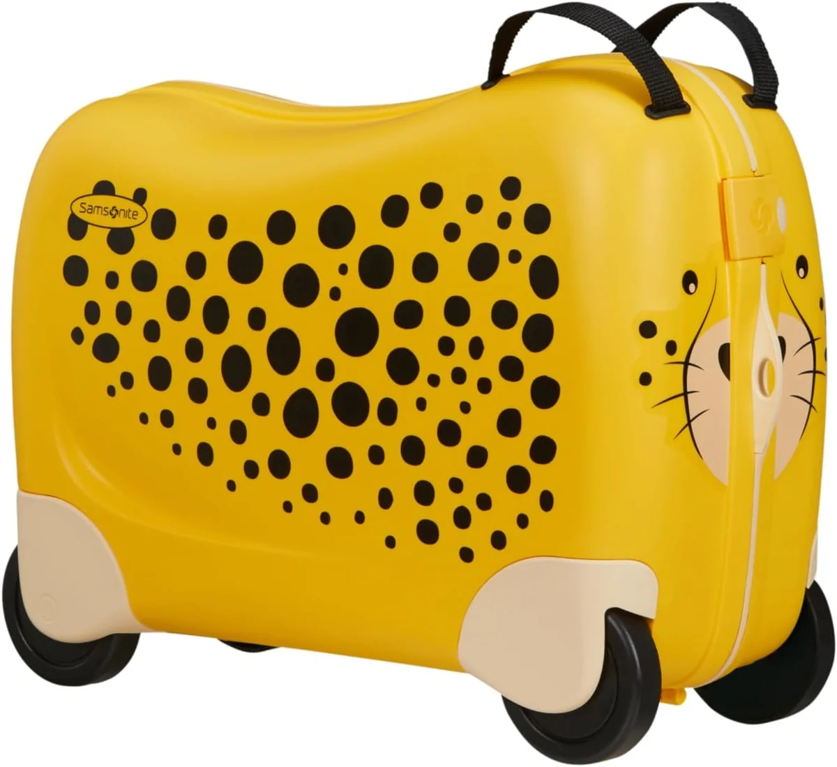 Walizka dziecięca Samsonite Dream Rider 28 L żółta gepard