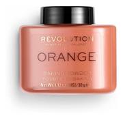 Pudry do twarzy - Makeup Revolution Baking Powder puder sypki odcień Orange 32 g - miniaturka - grafika 1