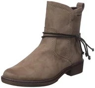 Botki damskie - Tamaris Damskie sztyblety 1-25394-29, czarne, 40 EU - miniaturka - grafika 1