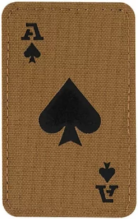 Naszywka M-Tac Ace Of Spades Laser Cut - Coyote/Black (51109502) - Odzież taktyczna i umundurowanie - miniaturka - grafika 1