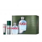 Zestawy perfum męskich - Hugo Boss Hugo Man zestaw dla mężczyzn woda toaletowa spray + dezodorant spray + żel pod prysznic 50ml 125 ml + 150 ml + 50 ml - miniaturka - grafika 1