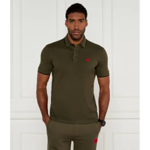 HUGO Polo Deresino232 Slim Fit - Koszule męskie - miniaturka - grafika 1