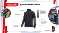 Odzież robocza - Bluza polarowa stretch czarna, "2xl", ce, lahti - miniaturka - grafika 1