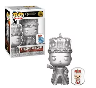 Funko POP!, figurka kolekcjonerska, Rocks: Freddie Mercury King (PLT) - Figurki kolekcjonerskie - miniaturka - grafika 1