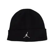 Czapki i chusty sportowe męskie - Czapka zimowa Air Jordan Beanie Cuffed Czarna - 9A0063-023 - miniaturka - grafika 1