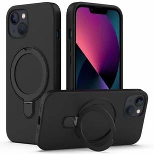 Etui Magnetic Ring Mag Safe do Apple iPhone 15 - Czarny - Etui i futerały do telefonów - miniaturka - grafika 1