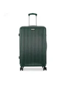 Nerki - Semi Line Walizka duża T5948-3 Zielony - miniaturka - grafika 1