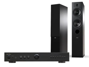Rotel A11 MkII (czarny) + Tesi 5 (czarny) - Zestawy stereo - miniaturka - grafika 1