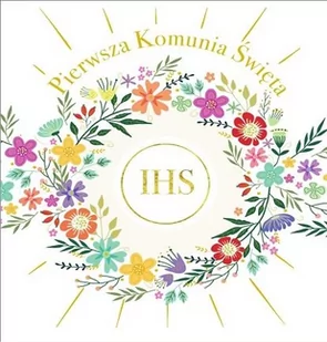 Karnet KW Komunia Wianek Nowa - Kartki okolicznościowe i zaproszenia - miniaturka - grafika 1