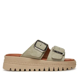 Klapki Tamaris 1-27202-44 Zielony - Klapki i japonki damskie - miniaturka - grafika 1