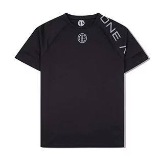 Koszulki męskie - One Athletic Koszulka męska Mtech Run L, czarna - grafika 1