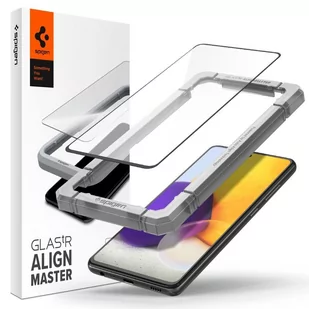 Spigen Szkło Hartowane Alm Glass Fc do Samsung Galaxy A52 LTE / 5G Black - Szkła hartowane na telefon - miniaturka - grafika 1