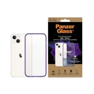 Etui i futerały do telefonów - Etui PanzerGlass ClearCase antybakteryjne z certyfikatem Military Grade na iPhone 13 / 14 / 15 - przezroczysto-fioletowe - miniaturka - grafika 1