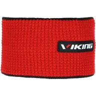 Czapki i chusty sportowe damskie - Opaska zimowa Viking Zak 34 czarno-czerwony - miniaturka - grafika 1