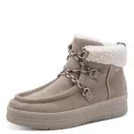 Śniegowce damskie - TAMARIS Damskie Comfort WL Lace Boot Duo-tex śniegowce, LT Grey/Rose, 42 EU, Lt Grey Rose, 42 EU - miniaturka - grafika 1