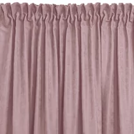 Zasłony - Zasłona MILANA kolor różowy styl klasyczny taśma smok transparentna 10 cm z grzywką 3 cm szenila 140x245 homede - CURT/HOM/MILAN - miniaturka - grafika 1