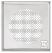 Akcesoria do wentylacji i klimatyzacji - Kratka dekoracyjna Venezia - do skrzynki rozprężnej CLRF / TVA z filtrem, DN125, biała 990322090 - miniaturka - grafika 1