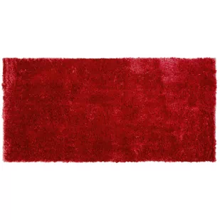 Beliani Dywan shaggy 80 x 150 cm czerwony EVREN - Dywany - miniaturka - grafika 1