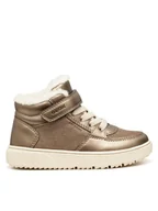 Buty dla dziewczynek - Geox Sneakersy J Theleven B Ab J56HTA 077BC C9006 S Czarny - miniaturka - grafika 1