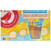 Cukier i słodziki - Auchan - Cukier trzcinowy w kostce - miniaturka - grafika 1