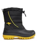 Buty dla chłopców - KangaRoos Śniegowce K-Ben 18672 000 5094 Czarny - miniaturka - grafika 1