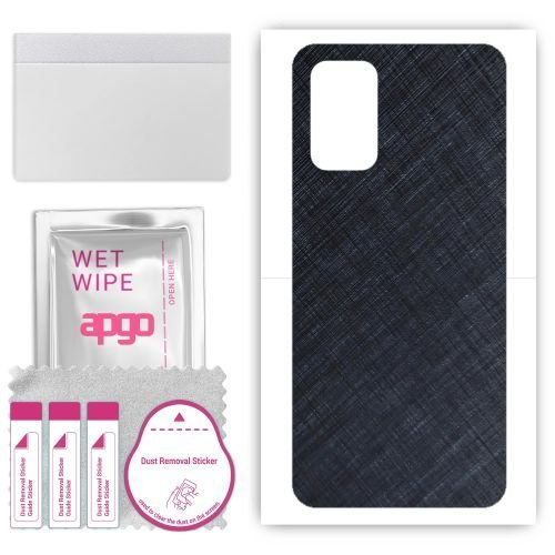 folia naklejka skórka strukturalna na TYŁ do Oppo Reno12 Pro - Tytan Niebieski - apgo SKINS