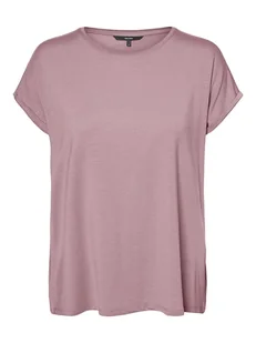 Vero Moda Koszulka "Vmava" w kolorze jasnoróżowym - Koszulki i topy damskie - miniaturka - grafika 1