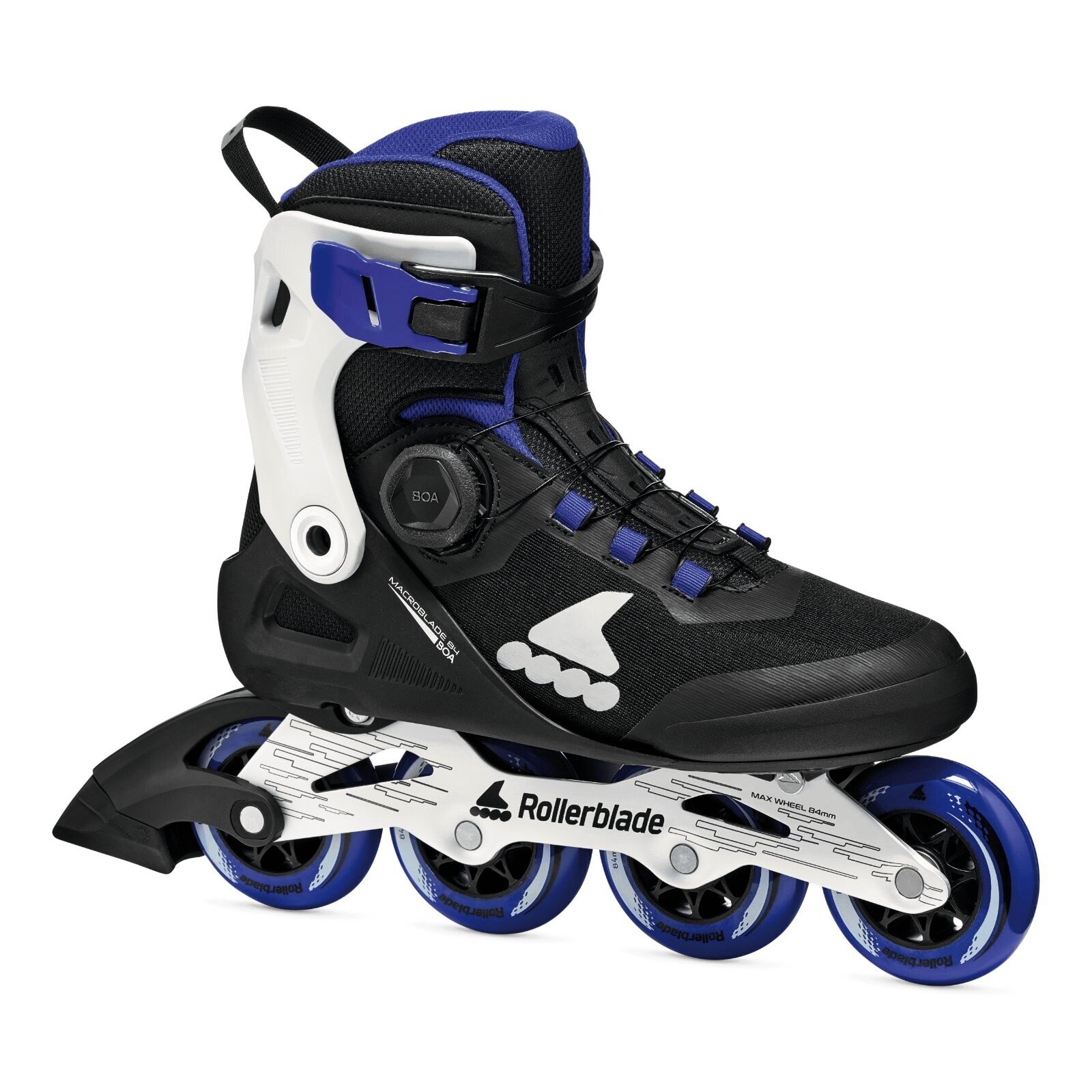 Rolki męskie Rollerblade Macroblade 84 Boa Black/Blue/Bone White EUR 40,5